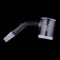 Honey & Milk Bevel Quartz Banger 45° Degree Yellow Line with 10mm 14mm 18mm Male & Female Joints for waterpipes | Honeybee Herb