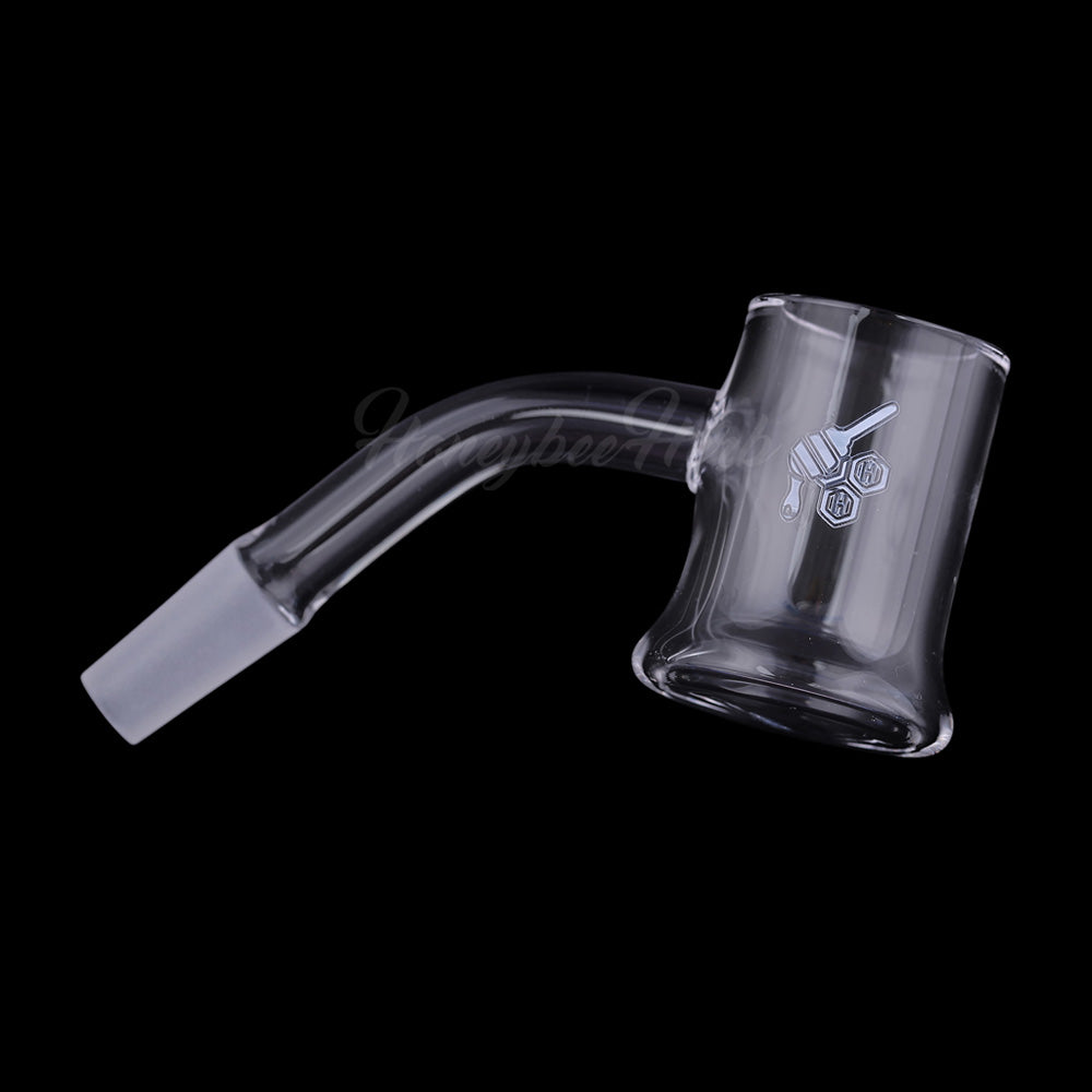 Honey Mug Quartz Banger 45Â° Degree Yellow Line with 10mm 14mm 18mm Male & Female Joints for waterpipes | Honeybee Herb