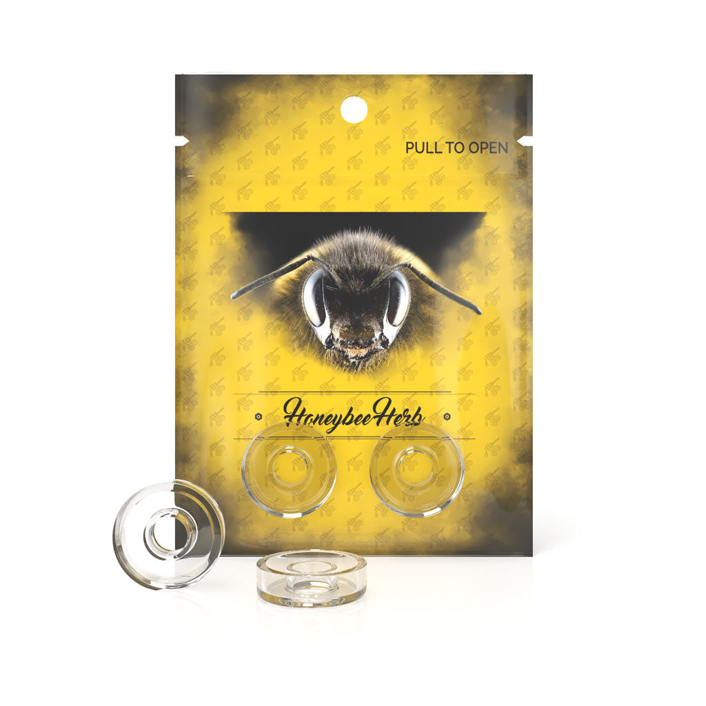 Quartz Dishes Inserts Quartz Dishes Inserts For Hybrid 22.5mm Yellow PackagingFor Hybrid | Honeybee Herb