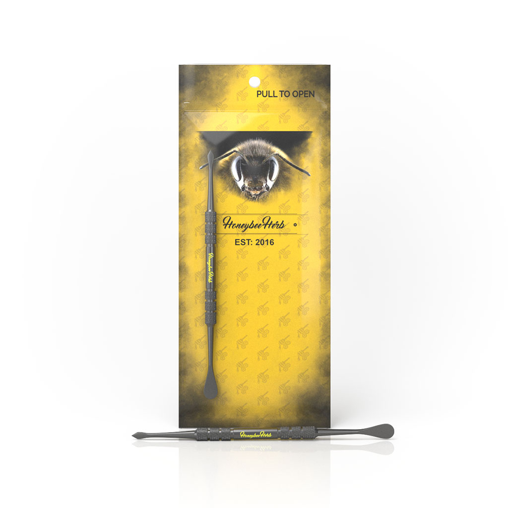 Stainless Steel Concentrate Dabber V1 Yellow Packaging View