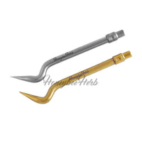 Thumbnail for Stainless Steel Titanium Bent Pencil Both for Quartz Bangers & Nails | Honeybee Herb