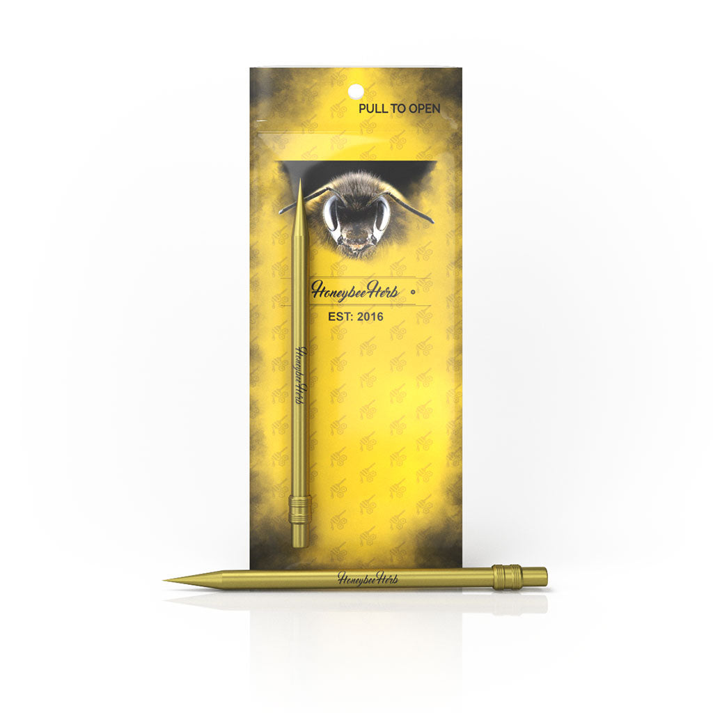 Stainless Steel Titanium Pencil Gold for Quartz Bangers & Nails | Honeybee Herb