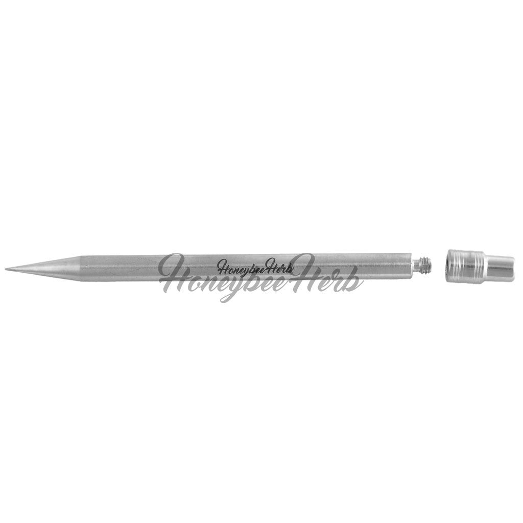 Titanium Silver Concentrate Pencil Dab Tool Apart View
