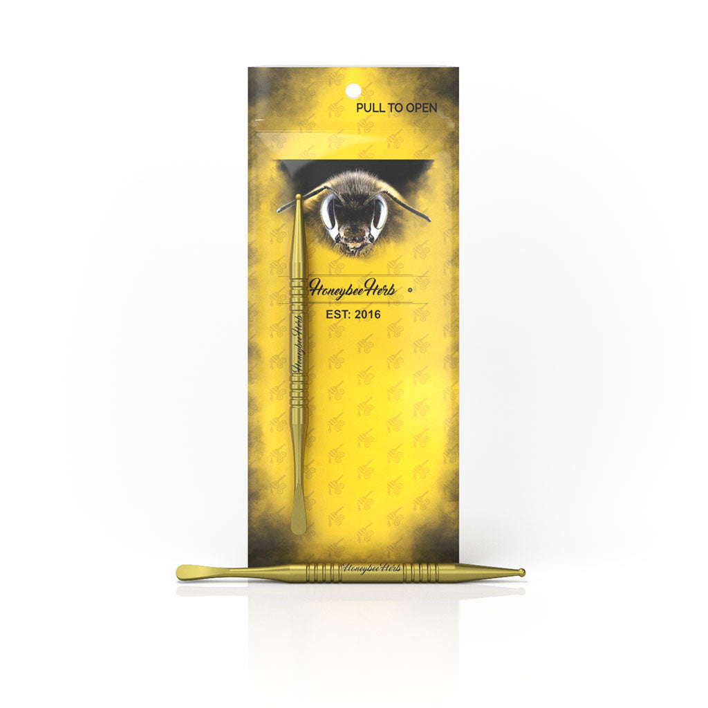 Titanium Concentrate Dabber - Dab Tool Gold For Quartz Bangers & Nails | Honeybee Herb