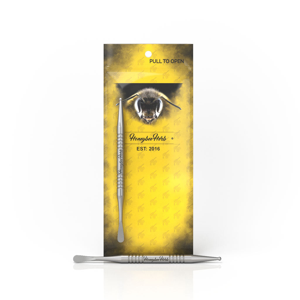 Titanium Concentrate Dabber - Dab Tool Silver For Quartz Bangers & Nails | Honeybee Herb