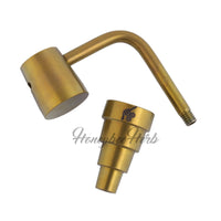 Thumbnail for Titanium Gold 6 in 1 Long Neck Banger Compatible With 10mm 14mm 18mm Male & Female Joints Parts By Parts | Honeybee Herb