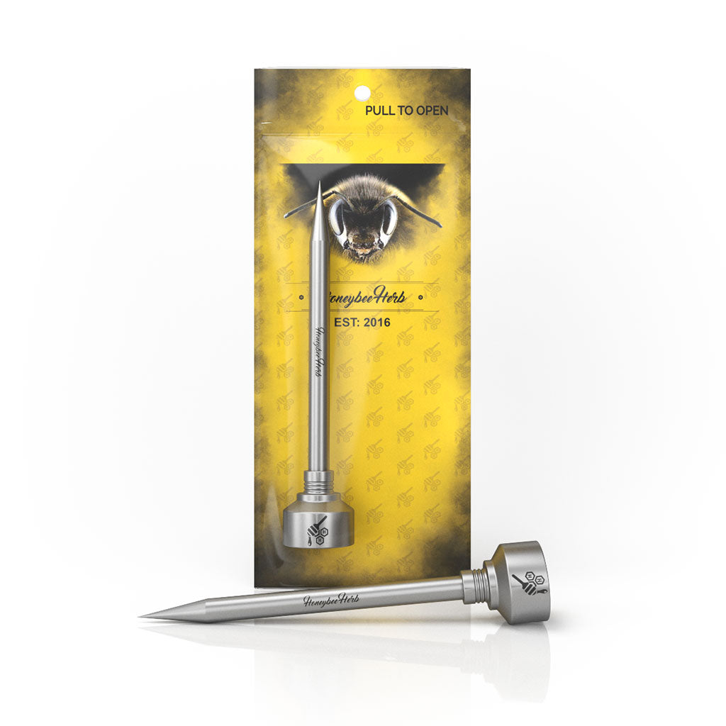 Titanium Pencil with Carb Cap - Titanium Dab Tools | Honeybee Herb