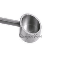 Thumbnail for Titanium Silver 2 In 1 Banger Dab Nail Compatible With 10mm 14mm 18mm Male & Female Joints For Dab Rig Bongs | Honeybee Herb