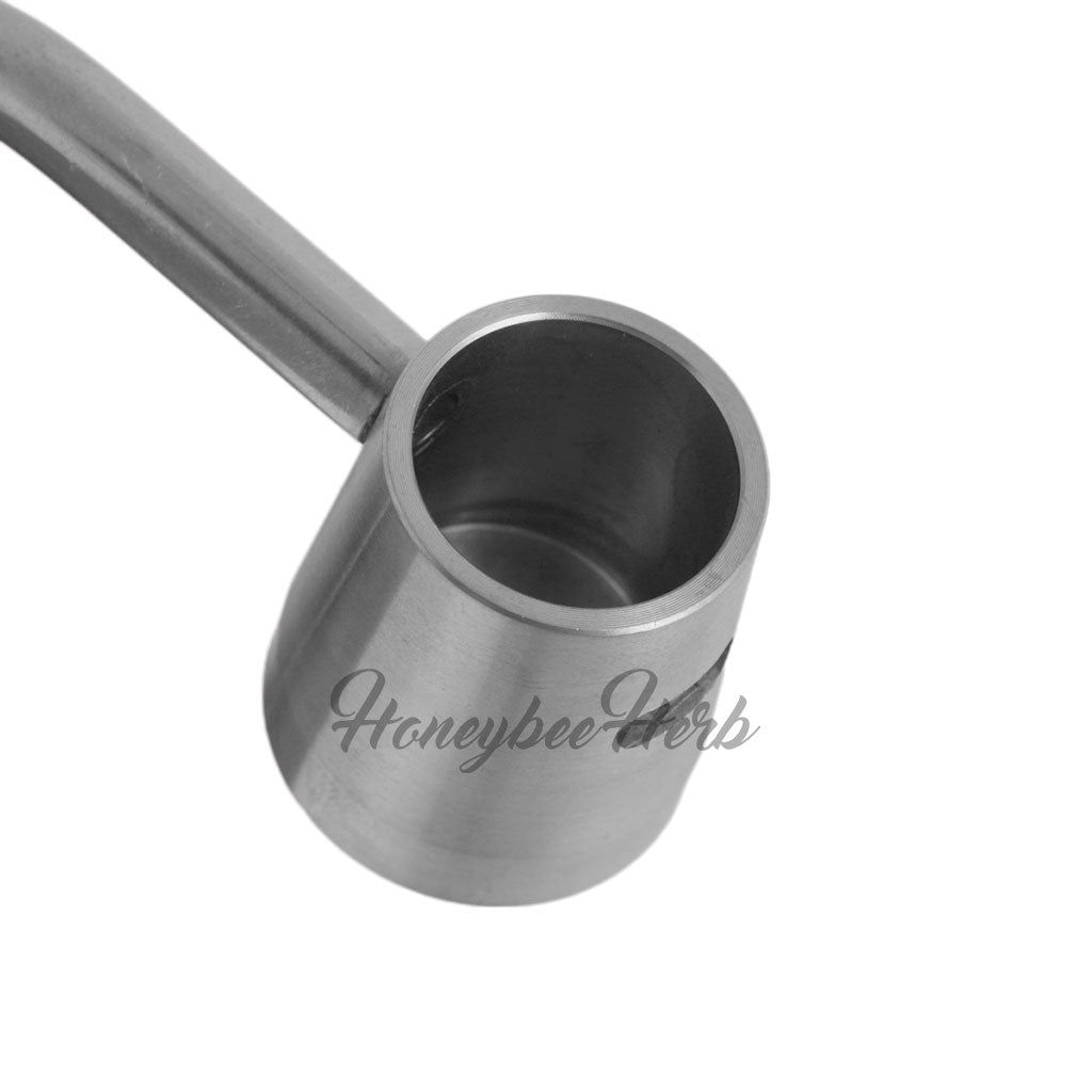 Titanium Silver 6 in 1 Long Neck Banger Compatible With 10mm 14mm 18mm Male & Female Joint For Dab Rig Bongs | Honeybee Herb