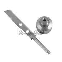 Thumbnail for Titanium Sword Carb Cap Dab Tool 25mm Silver Apart For Quartz Bangers & Nails | Honeybee Herb
