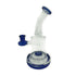 Water Pipe 8in Rig Navy for Quartz Bangers, Carb Cap, Dab tool & Inserts | Honeybee Herb
